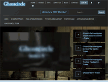 Tablet Screenshot of ghostcircle.com